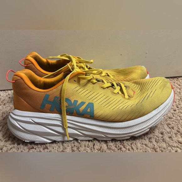 Hoka Men’s Rincon 3 Running Shoes, Orange, 9.5 - Picture 1 of 12